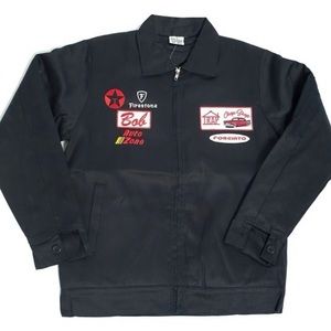 Trap House Clothing Navy Workers Trucker Jacket